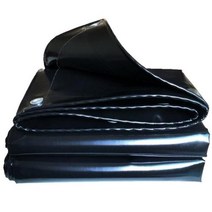 연못 라이너 방수포 0.5mm 검정 두꺼운 PVC 방수 타포린 트럭 Canopys 덮개 피복 옥외 천막 야영 Oilcloth, 01 1x1m