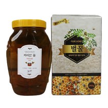 지리산 산청 100% 자연산꿀 국산 잡화꿀 토종 천연 벌꿀 일반용 2.4kg, 단품, 단품