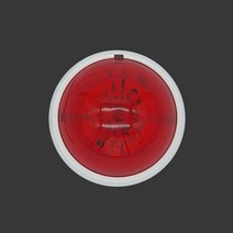 LED 소화전함 원형 표시등 화재예방용품 적색경보등, 30개