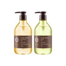 해피바스 어린잎 티컬렉션 젤 핸드워시 보습 워시 비누대용, 젤핸드워시400ml 얼그레이티