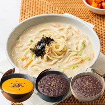 다림 들깨칼국수 5인분(들깨육수5팩+칼국수1kg)+다림죽2팩(선택), 들깨칼국수5인분+단팥죽2팩