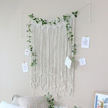 한성실업 벨리카 마크라메 대형 월행잉, 아이보리