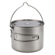 Lixada 1600ml 티타늄 냄비, Pot 1600ml
