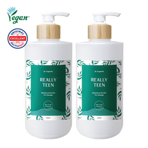 리얼리틴 약산성 샴푸 500ml 초등학생 성조숙증 청소년 사춘기 키즈 비건 정수리냄새 머리비듬, 2개