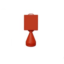 사각형오뚜기: 무지 로켓트이동형 회색 U자형 삼각볼라드 우레탄 전선보호대 전선보호 과속방지턱 코너보호대 접착식