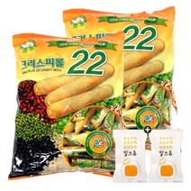 곡물과자 크리스피롤22곡(550g) x 2봉(+밀크츄2개 포함), 550g, 2봉