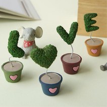 회사 데스크테리어용 모형화분 가게오픈선물 촬영소품