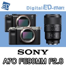 소니정품 A7C 풀프레임 미러리스카메라 + 정품렌즈, 06 소니A7C FE 90mm Macro -블랙