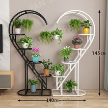 화분 철제 랙 식물 진열대 꽃집선반 스탠드 화분 걸이대, C