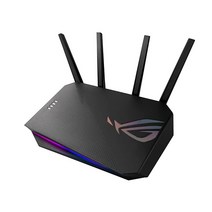 ASUS 로그 스트릭스 AX5400 Wi-Fi 6 게이밍 라우터 전용 게이밍 포트/인스턴트 가드/적응형 QoS/포트 포워딩/아우라 RGB/Ai메시 호환 (GS-AX5400), AX5400 ROG Strix, Router