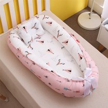 아기 침대 토퍼 프로모션 이동식 잠자는 둥지 신생아 여행용 놀이터 매트리스 사진 요람 소품, 건터우