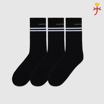 까스텔바작 홀인원 쿠션 크루삭스 블랙 L 3팩 CJCHOCRL-BK3, 단품