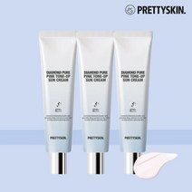 프리티스킨 다이아몬드 핑크톤업 선크림 3개, 단품