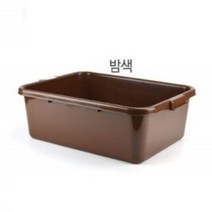 KO 키친쿡 PC 풀 밧드 위생 - 배식 보관 필수품!! ~ 버싱박스 식기수거박스 식기수거함 대량 설거지통 잔반통 음식불 그릇 수거 접시 컵 수저 포크 뷔페 레스토랑 플라스틱 통, 버싱박스(WS-식기수거박스)-밤색