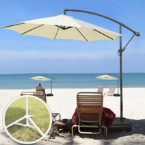 행잉 중층 직사각 발리 60인치 감성 하프 피크닉 파라솔, 특대형 원형 폴딩 파라솔, 버건디