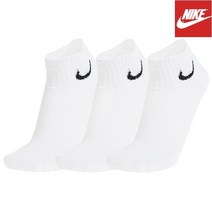 나이키 에브리데이 라이트웨이트 앙클 3팩 양말 (SX7677-100), 기타