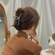 3+1 헤어끈 집게핀 올림머리핀 매트 유광 헤어핀 헤어 컬러 나비집게핀 여름 무광, 상세페이지 참조46, 11.크로스꼬임점박이무광(퍼플)