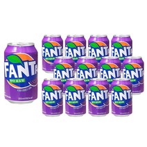 상큼한 탄산음료 환타 포도맛 355ml X 24개 탄산음료수 뚱캔 2박스