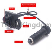게이밍 모니터 와이드 커브드 커브 배그 롤 12/24V 전압 자동차 카메라 1.8mm 렌즈 전면 광각 모니터링 프, 02 CMOS 420TVL NTSC