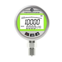 디지털 수압계 전자 압력 게이지 전자식 유압 측정기 내진 진공 음압, 0-2.5MPA(직경 60등급 1정밀도)