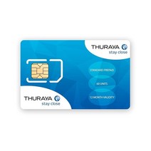 Thuraya 새틀라이트 폰 표준 SIM 카드 (Airtime Units), 3. 60 Units, 3. 60 Units