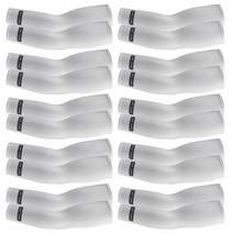 NeedOn 여름철 스포츠 작업장 등산 자외선 차단 및 쿨링 슬리브 쿨토시 10개 구성, 그레이10P