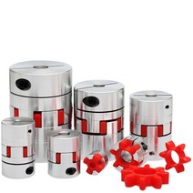 mdps커플링 CNC 모터 조 샤프트 커플러 플렉시블 스파이더 플럼 커플 링 D20 L25 4mm 5mm 6mm 6.35mm 8mm 9mm 10mm 탄성, 17 6.35x10