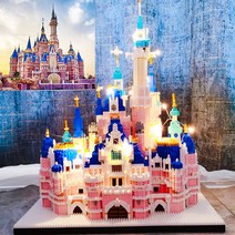 중국 스타일 호환 키덜트 블럭 브릭 옐로우 크레인 타워 성인 어려운 조립 완구 교육용 작은 입자, 단일사이즈, 캐슬 6300입자