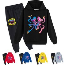 파피플레이타임 허기워기 주니어 캐릭터 아동복 후드티+바지 남여공용 복장세트 100-170 9색 파피플레이타임 캐릭터 굿즈 도안AI K145