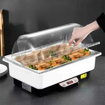 챠핑디쉬 반찬통 스테인레스 레스토랑 음식 온도조절, 스테인레스 3칸 접시