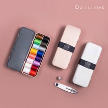 오즈리빙 올인원 바느질세트 받짓고리함, 바느질세트 스카이