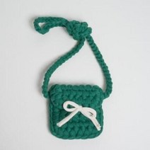 아트박스/미스티코티타 [DIY] 미스티코티타 댓츠미니크로스백 Thats Mini Cross bag mystikotita crochet 패브릭얀 털실 뜨개질 패키지, 레몬버베나