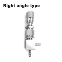 유량계 계량기 468101214mm 호스 바브 304 스테인레스 스틸 니들 밸브 유량 조절 계량 수성 연료 오일 고압, 02 Right angle type_01 4mm