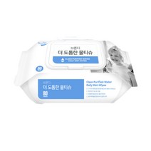 브론디 더 도톰한 물티슈 캡형, 12팩, 80매
