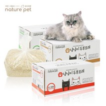 냥냥이 두부모래 32리터 대용량 고양이모래, 베이비파우더향, 1세트