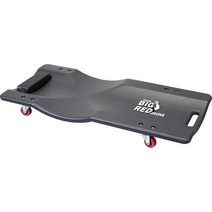 BIG RED TR6240-P Torin 블로우 성형 플라스틱 롤링 차고Shop Creeper: 푹신한 머리 받침 및 4개의 캐스터가 있는 36 정비 카트 300 LBS, 4 캐스터 36