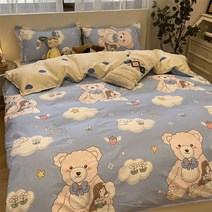 햄프린넨 유로 침대 시트 2 인용... 북유럽 스타일 이불 커버 세트 200x200 150, 22 22_02 Double(4pcs 150x200)
