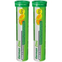 독일직구 아연 2 x 20개 복숭아 마라쿠자 맛 무설탕 아연 5mg T&D 독일산 아연 독일제, 수량, 상세참조