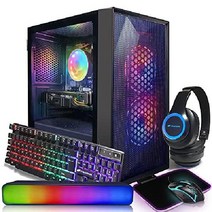 STGAubron 게임용 데스크탑 PC 인텔 코어 i7-6700, 라데온 RX 5500 XT 8G