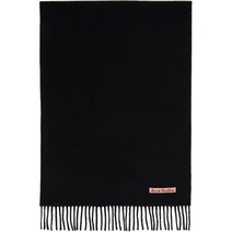 [아크네 스튜디오] 23FW CANADA NR NEW 울 머플러 블랙 CA0210 900