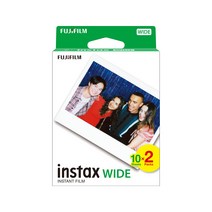 후지필름 Fujifilm 인스탁스 와이드 즉석 필름 10매 2팩 세트 (20매)