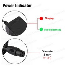 36v충전기 어댑터 전동 퀵보드충전기 42V 5A Electric Bike Charger For 10S 36V Scooter Input 100-240 VAC Lithium Li-, EU, 04 GX12