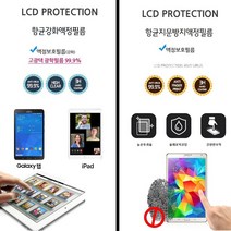 LG G 패드2 8.3 P815L 필름 태블릿PC 국내생산-케이콧 (2매) 강화 안티 지문 (선택형) 액정 보호 커버, 2매(투명강화)