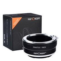 [정규 대리점]K&F 프랙티카 B마운트-SONY NEX E마운트 어댑터 렌즈 크로스 첨부 pb-nex (KFNEX)