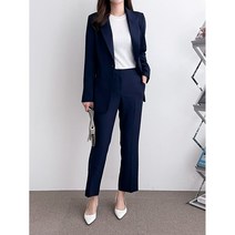 여성 자켓 정장 세트 팬츠 투피스 셋업 수트 슬랙스