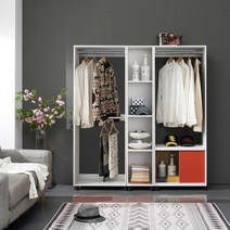 [더젠] 프릭스1500 이동식수납드레스행거옷장세트2, 상세 설명 참조