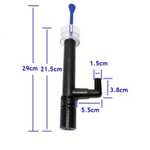 미니 여과기 외부 원통 버블 상면 수족관용품 Sunsun 원래 부품 필터 스키머 필름 제거 HBL-801 802 803 12, 01 WHITE_01 S