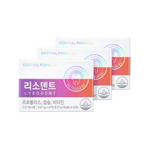 센트럴포뮬러 리소덴트 프리미엄, 60정, 3개