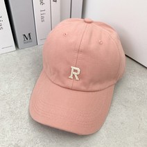 블루씨티 대문자R 자수 볼캡 야구모자 남녀공용 캡 모자