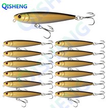 [QISHENG] 둥근 머리 플로팅미노우 펜슬베이트 (8g-80mm) 하드베이트 배스 13개입/세트, HBH-6#(8g)